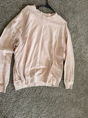 Good Fellows Lightweight Crewneck Sweater - Blush Pink